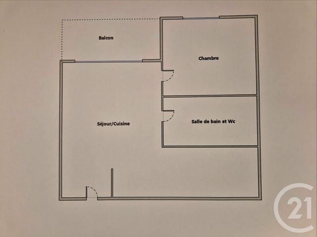 Appartement T2 à vendre - 2 pièces - 42.84 m2 - MIRAMAS - 13 - PROVENCE-ALPES-COTE-D-AZUR - Century 21 Le Pays Salonais