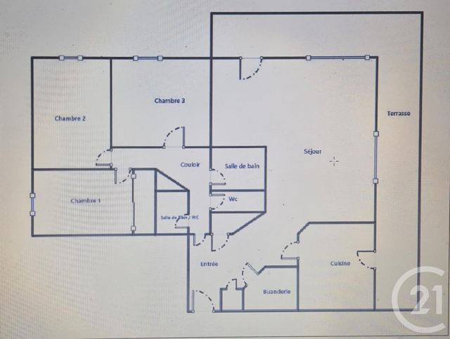 Appartement T5 à vendre - 5 pièces - 114.12 m2 - SALON DE PROVENCE - 13 - PROVENCE-ALPES-COTE-D-AZUR - Century 21 Le Pays Salonais
